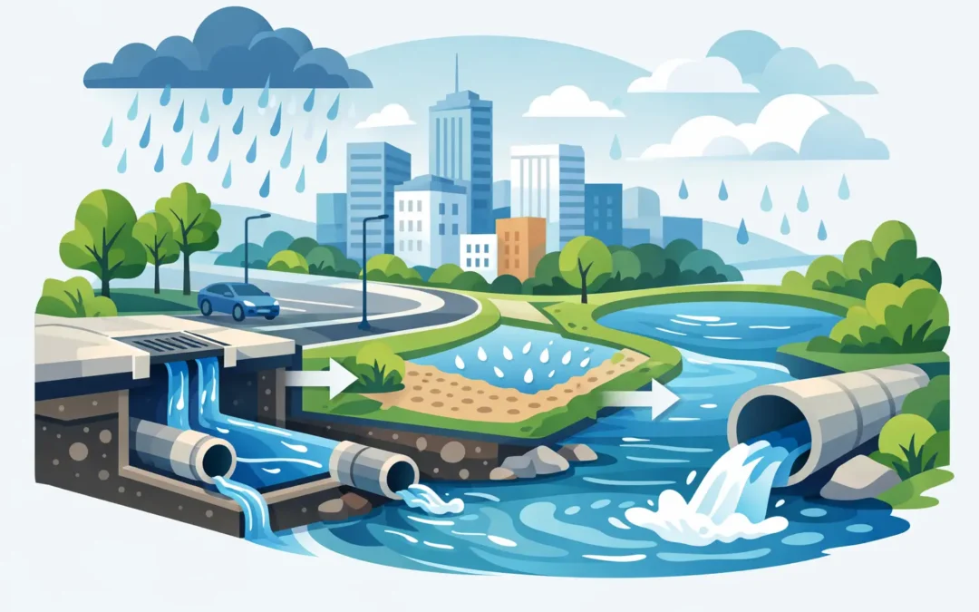 Diseño de drenaje pluvial urbano eficiente