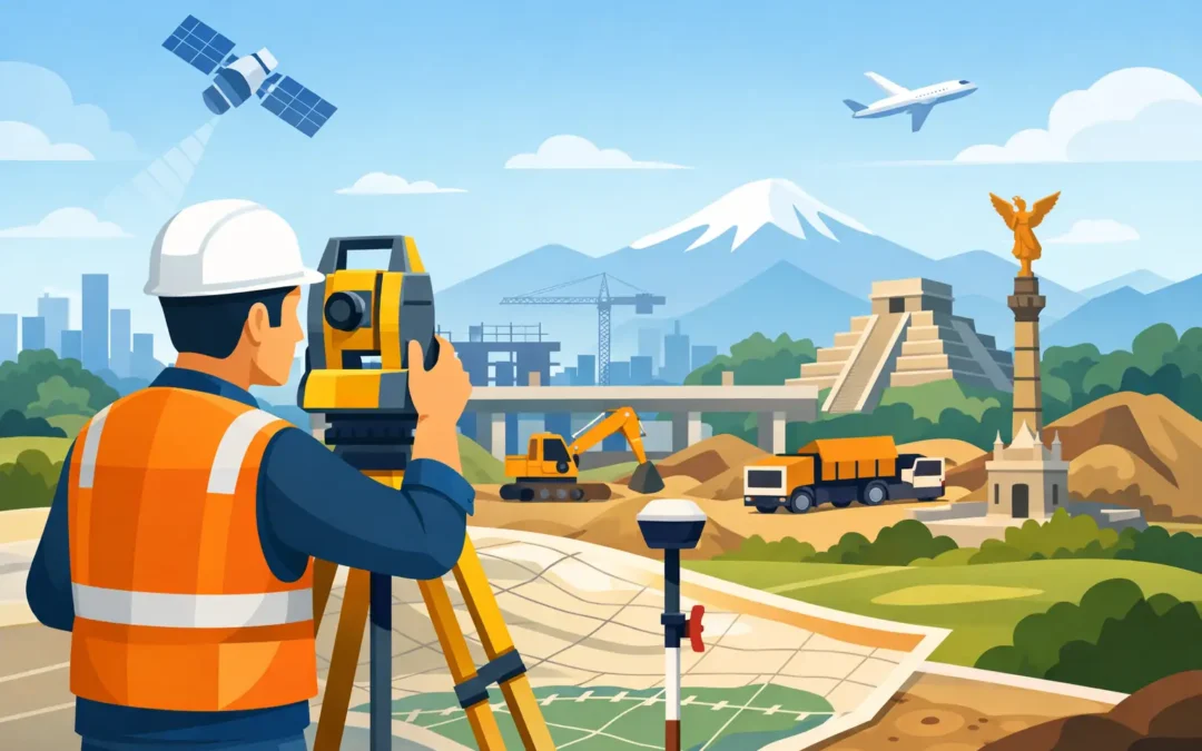 Levantamiento topográfico para obra civil en México