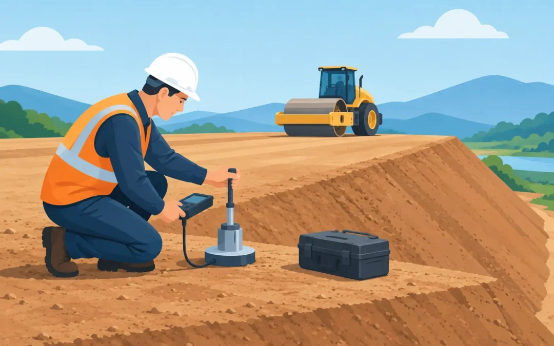 Cómo verificar compactación de un terraplén